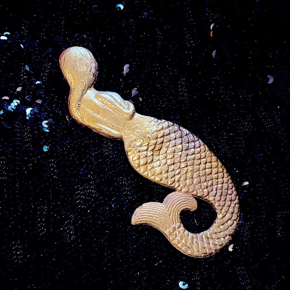 VTG Mermaid Hand Painted Metal Bottle Opener - Picture 2 of 6